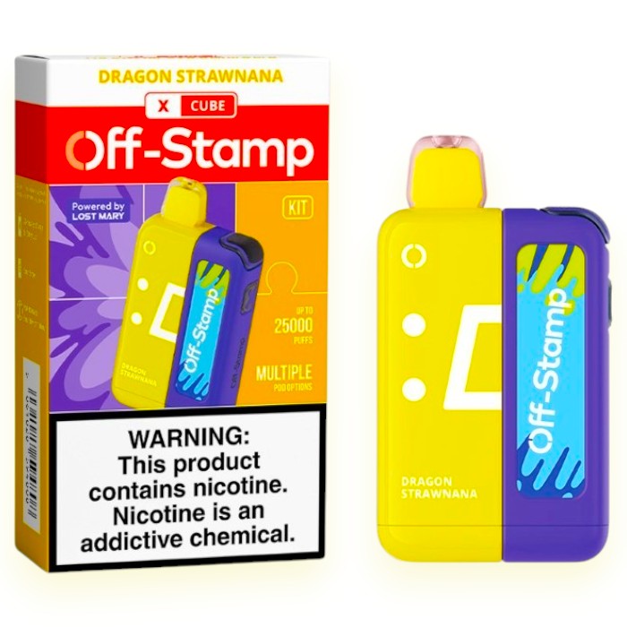 OFF-STAMP 25000 5% X CUBE KIT - DRAGON STRAWNANA