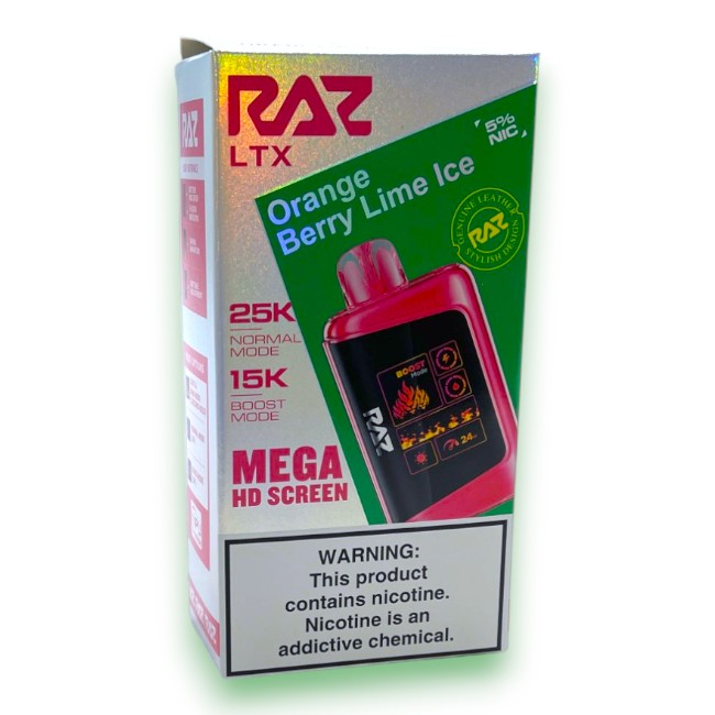 RAZ LTX 25000 5% - ORANGE BERRY LIME