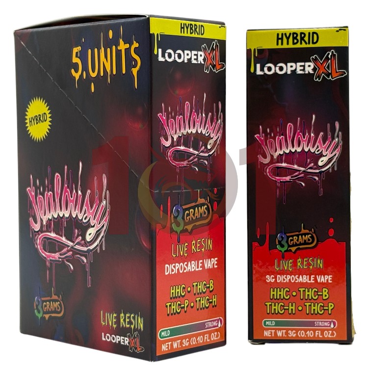 LOOPER XL SERIES THCP 3GM DISPOSABLE HYBRID - JEALOUSY