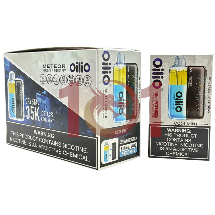 OILIO METEOR 35000 SALT NIC CRYSTAL KIT 3.5% - COOL MINT