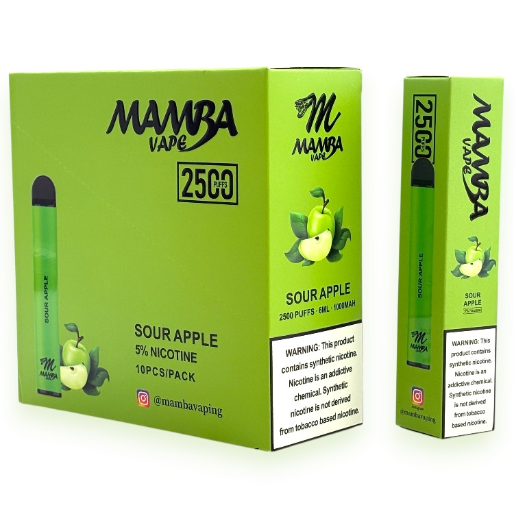 MAMBA 2500 5% - SOUR APPLE