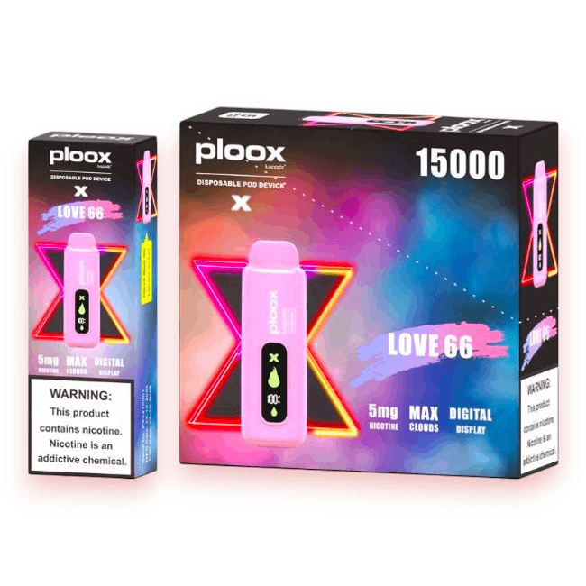 PLOOX 15000 POD X 5% 16ML - LOVE 66