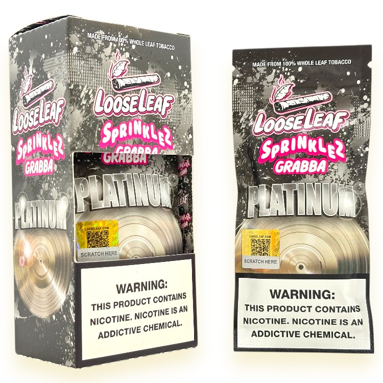 LOOSE LEAF GRABBA PIPE TOB - SPRINKLEZ