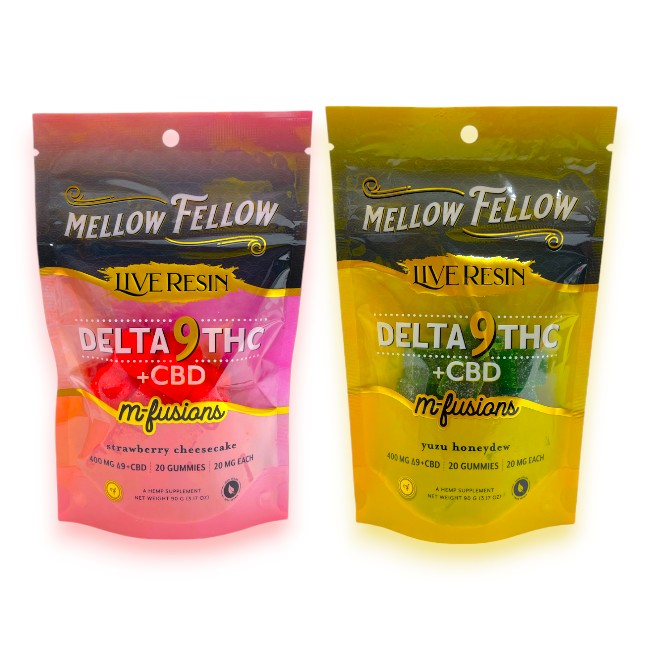 MELLOW FELLOW M FUSIONS  LR D9+THC+CBD 20MG 20CT PK (400MG/PK)