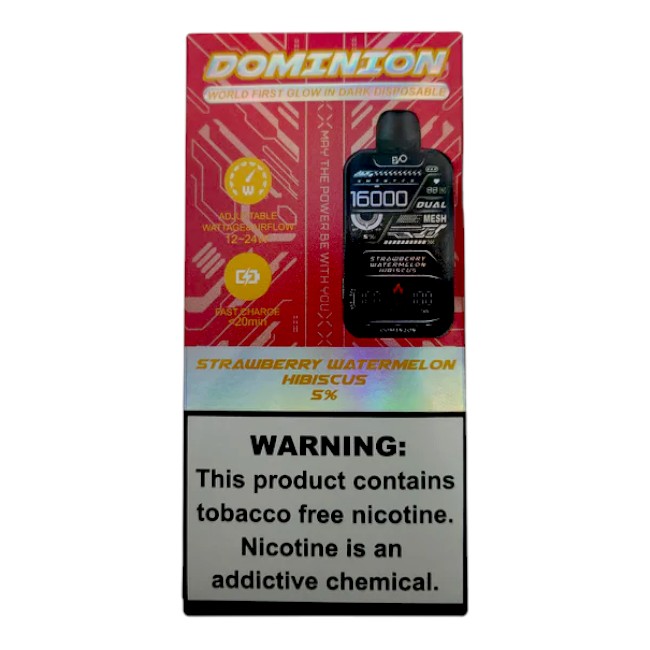 EVO DOMINION 16000 5% - STRAWBERRY WATERMELON HIBISCUS