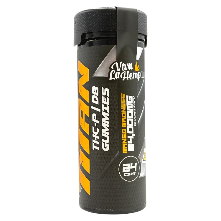 VIVA LA HEMP TITAN THCP+D8 GUMMY 1000MG 24CT JR (24000MG/JR) - MANGO MADNESS