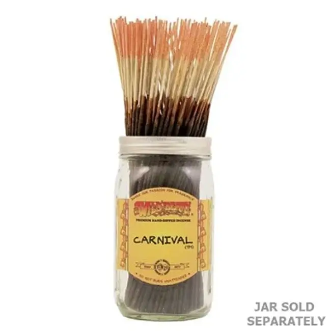 WILD BERRY - FRAGRANCE - INCENSE - 11"/CT - 100CT/PK -  CARNIVAL