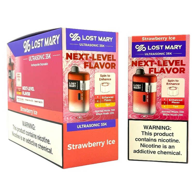 LOST MARY ULTRASONIC 35000 5% - STRAWBERRY ICE