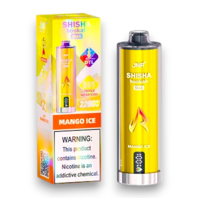 JNR SHISHA HOOKAH MAX 22000 5% - MANGO ICE