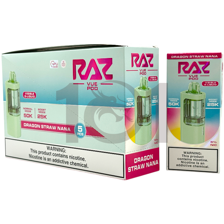 RAZ VUE 50000 POD 5% - DRAGON STRAW NANA
