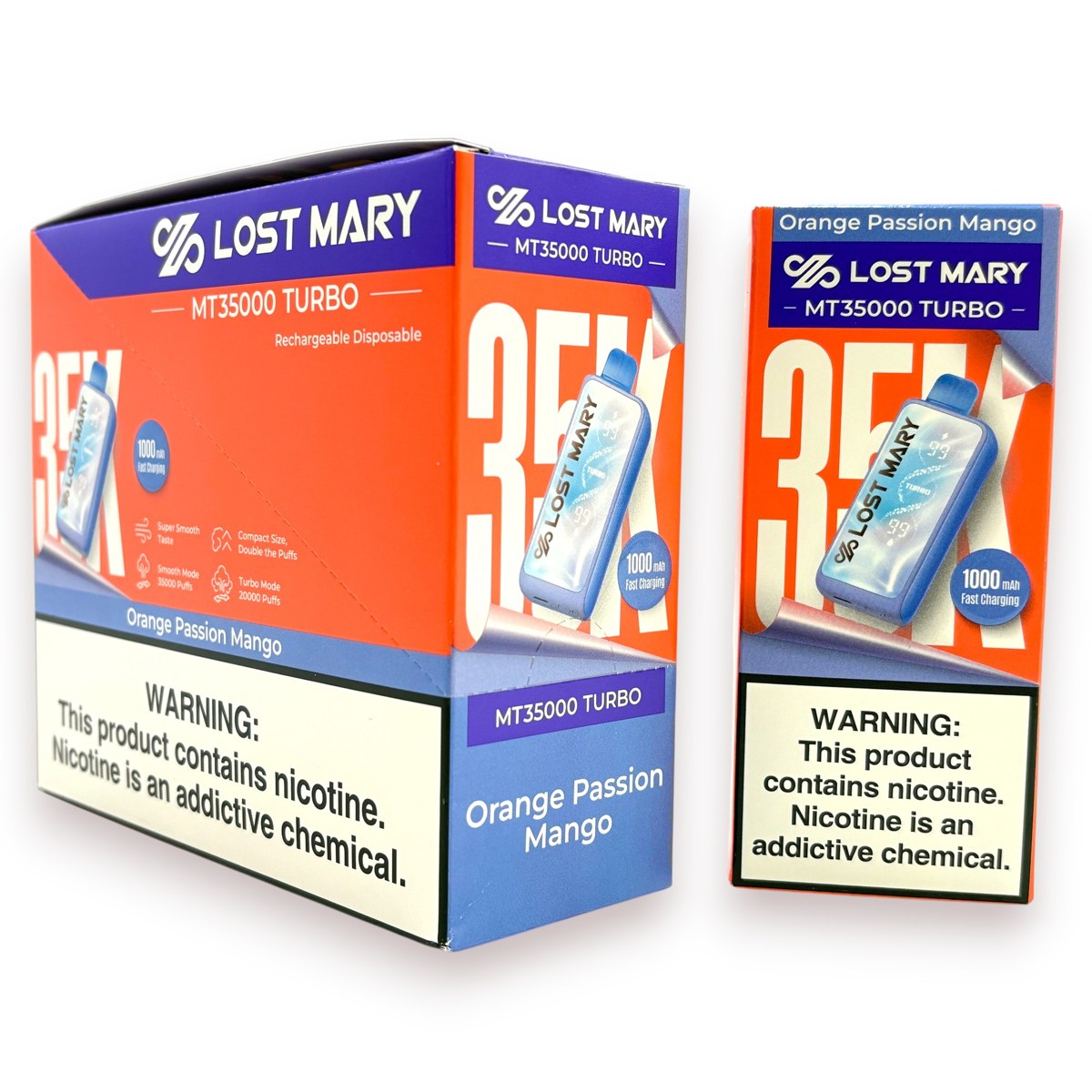 LOST MARY MT35000 TURBO 5% - ORANGE PASSION MANGO