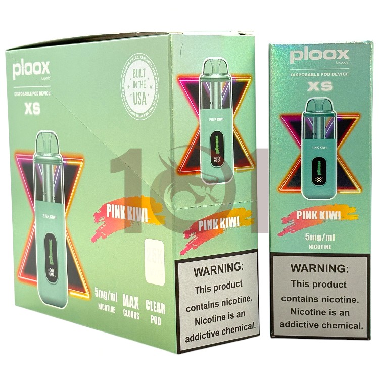 PLOOX 25000 0.5% 18ML HOOKAH POD XS - PINK KIWI