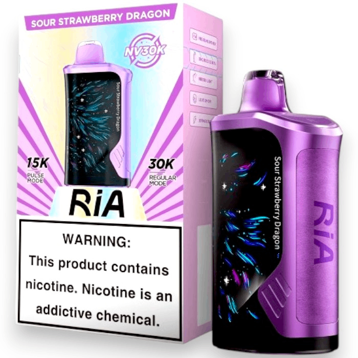 RIA NV30000 5% - SOUR STRAWBERRY DRAGON