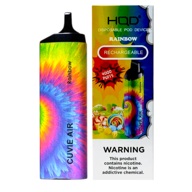 HQD CUVIE AIR 4000 5% - RAINBOW
