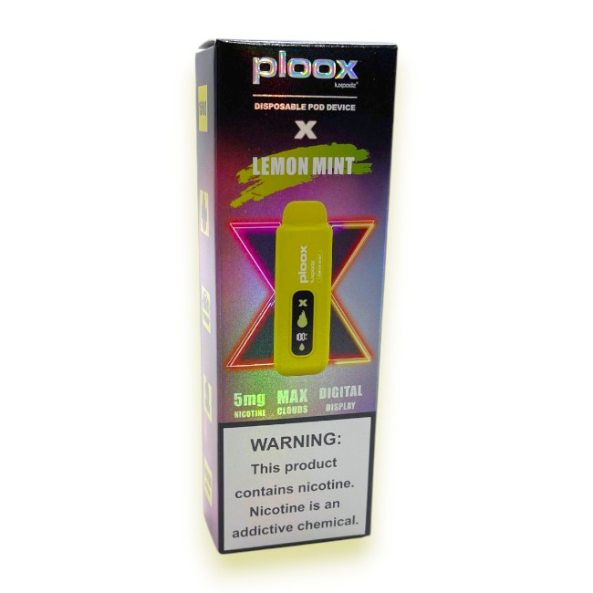 PLOOX 15000 POD X 5% 16ML - LEMON MINT