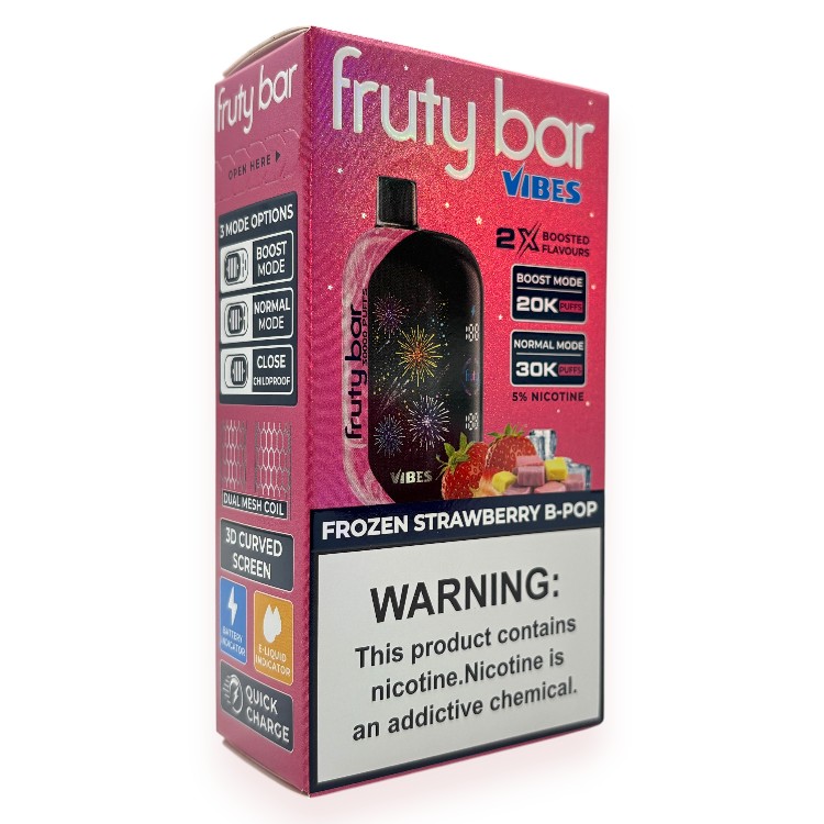FRUTY BAR VIBES 30000 5% - FROZEN STRAWBERRY B-POP
