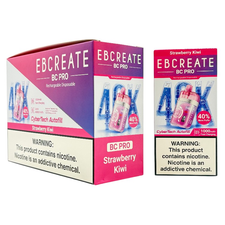 EBCREATE BC PRO 40000 5% - STRAWBERRY KIWI