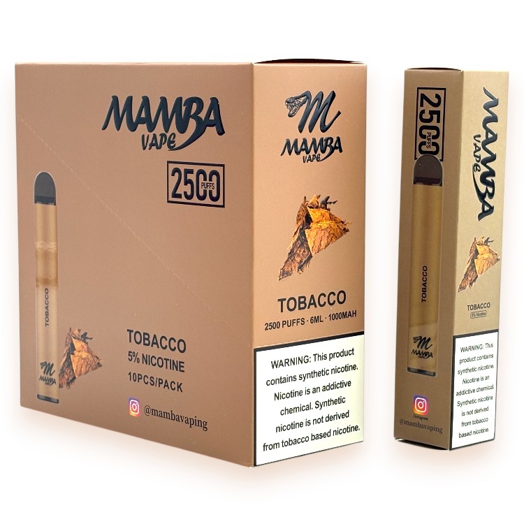 MAMBA 2500 5% - TOBACCO