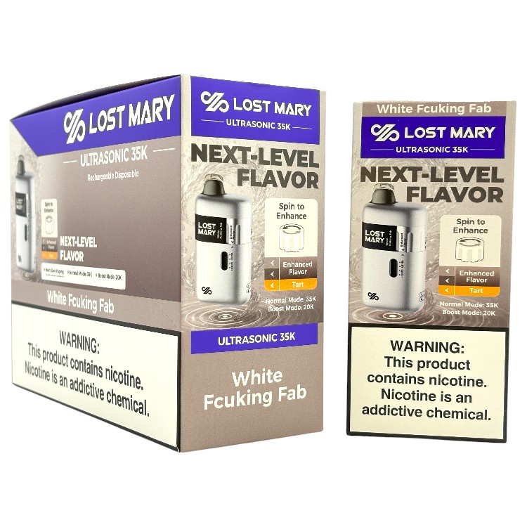 LOST MARY ULTRASONIC 35000 5% - WHITE FCUKING FAB