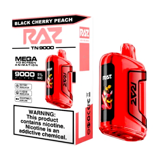 RAZ TN9000 5% - BLACK CHERRY PEACH