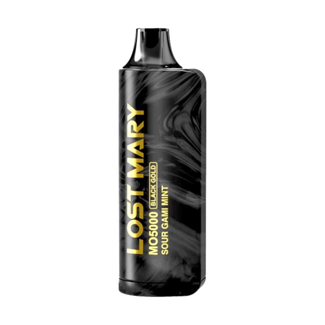 LOST MARY MO5000 BLACK GOLD EDITION 5% - SOUR GUMI MINT