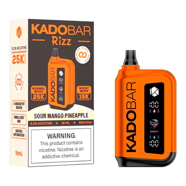 KADO BAR RIZZ 25000 5% - SOUR MANGO PINEAPPLE