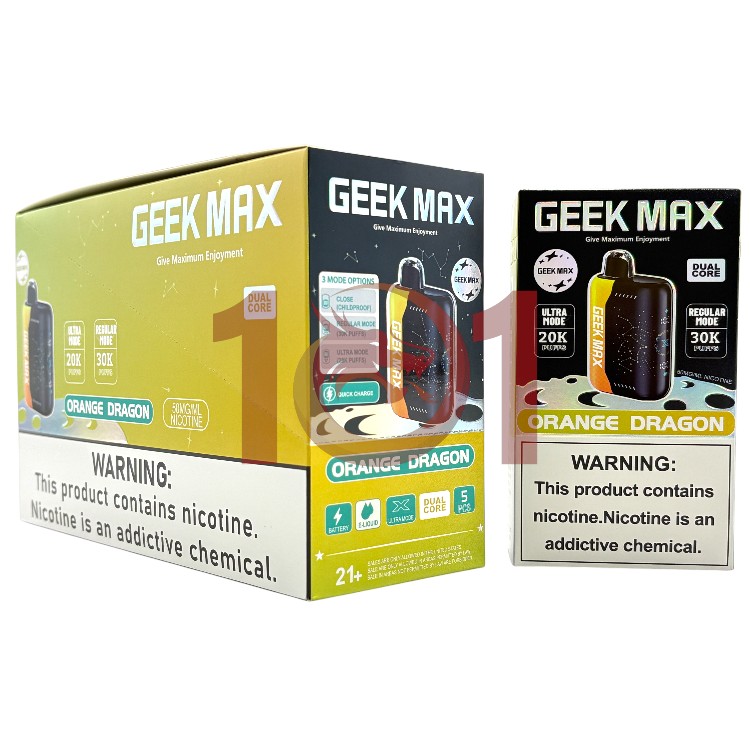 GEEK MAX ULTRA X 30000 5% - ORANGE DRAGON