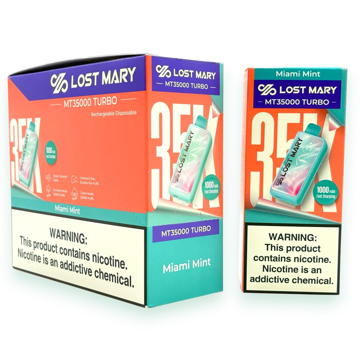 LOST MARY MT35000 TURBO 5% - MIAMI MINT