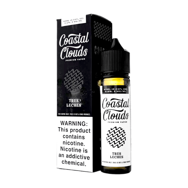 COASTAL CLOUDS TFN 6MG 60ML - VANILLA CUSTARD
