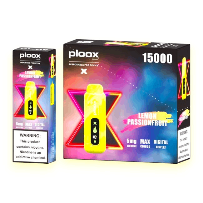 PLOOX 15000 POD X 5% 16ML - LEMON PASSIONFRUIT