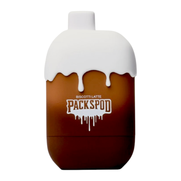 PACKWOODS PACKS POD 5000 5% - BISCOTTI LATTE