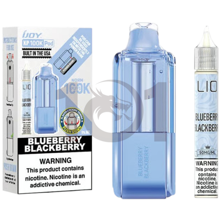 IJOY XP100K  (W/E-LIQUID BOTTLE) POD 5% - BLUEBERRY BLACKBERRY