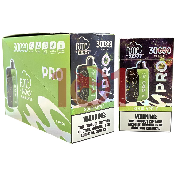 FUME PRO 30000 5% - SOUR APPLE