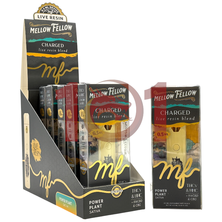 MELLOW FELLOW CHARGED LR BLEND 0.5ML SATIVA - POWER PLANT