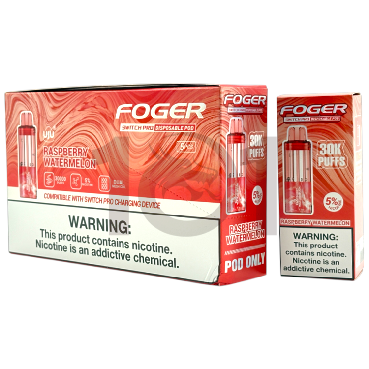FOGER SWITCH PRO POD 30000 5% - RASPBERRY WATERMELON