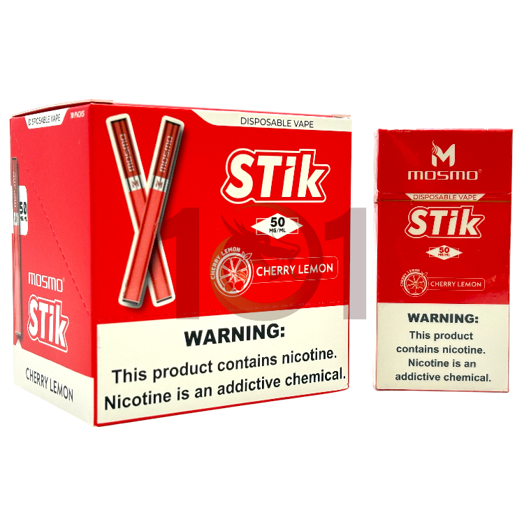 MOSMO STIK 5% 5 PK - CHERRY LEMON