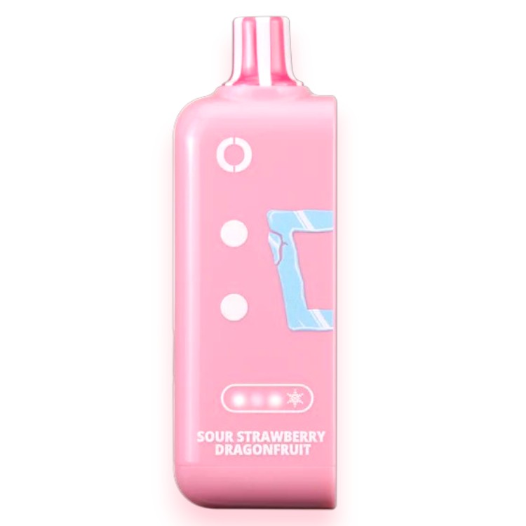 OFF-STAMP 25000 5% CUBE POD - ICE SOUR STRAWBERRY DRAGONFRUIT