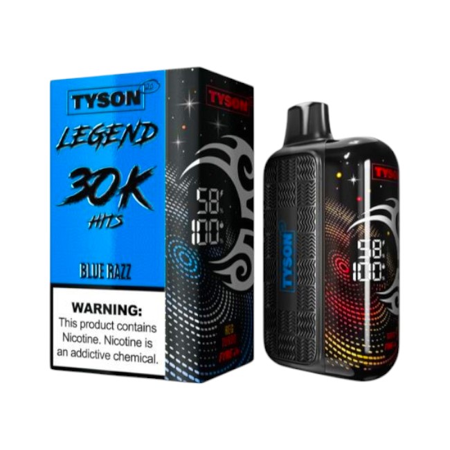 TYSON 2.0 30000 LEGEND 5% - BLUE RAZZ