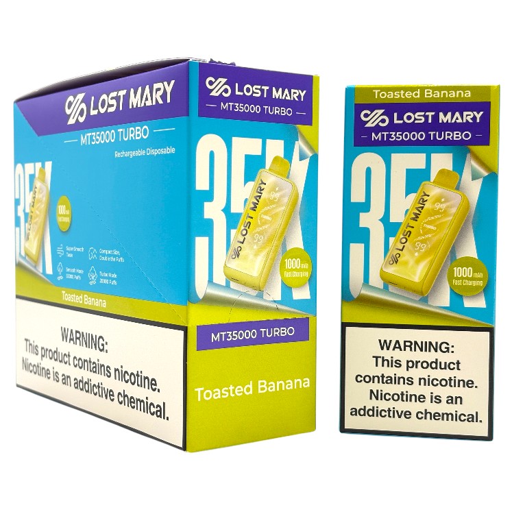 LOST MARY MT35000 TURBO 5% - TOASTED BANANA