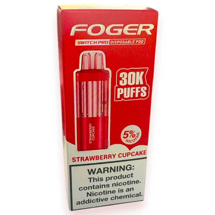 FOGER SWITCH PRO POD 30000 5% - STRAWBERRY CUPCAKE