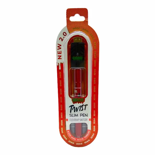 OOZE TWIST SLIM PEN 2.0 320MAH - RUBY RED