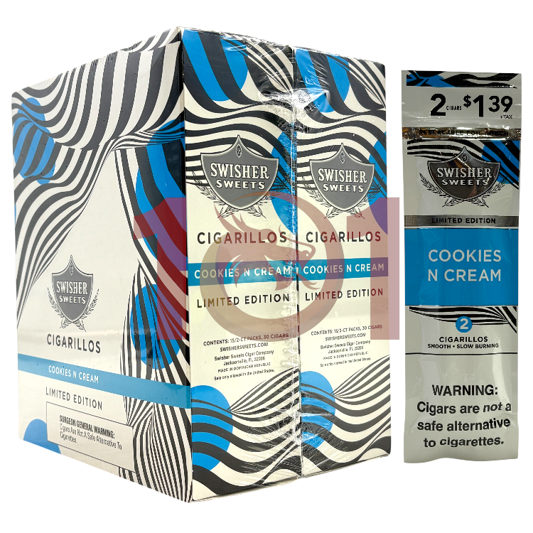 SWISHER SWEETS SP 2/$1.39 2CT PK - COOKIES N CREAM