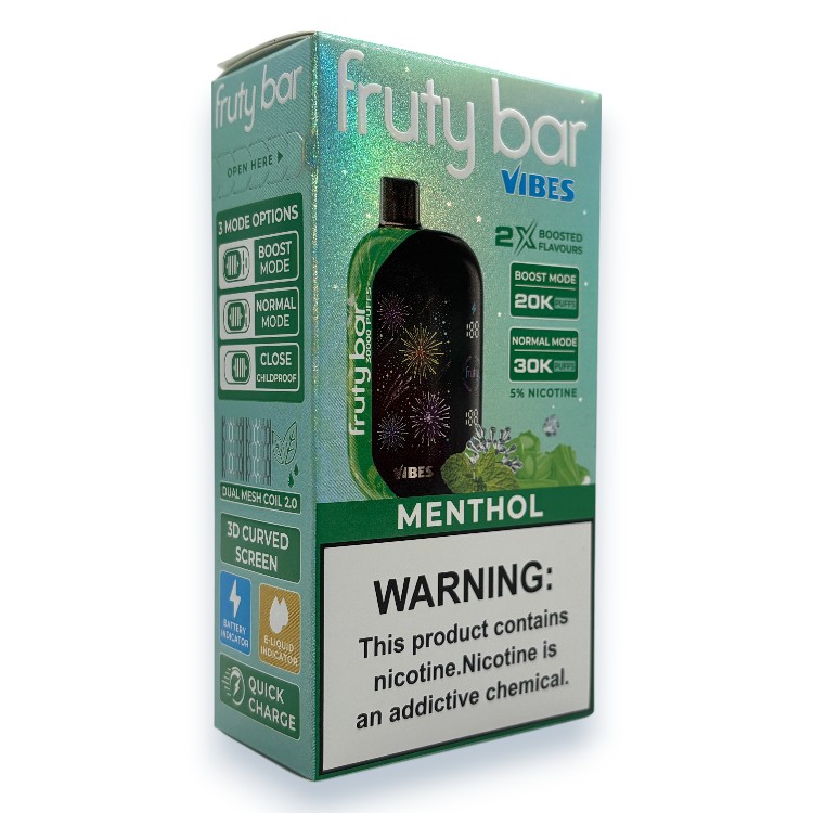 FRUTY BAR VIBES 30000 5% - MENTHOL