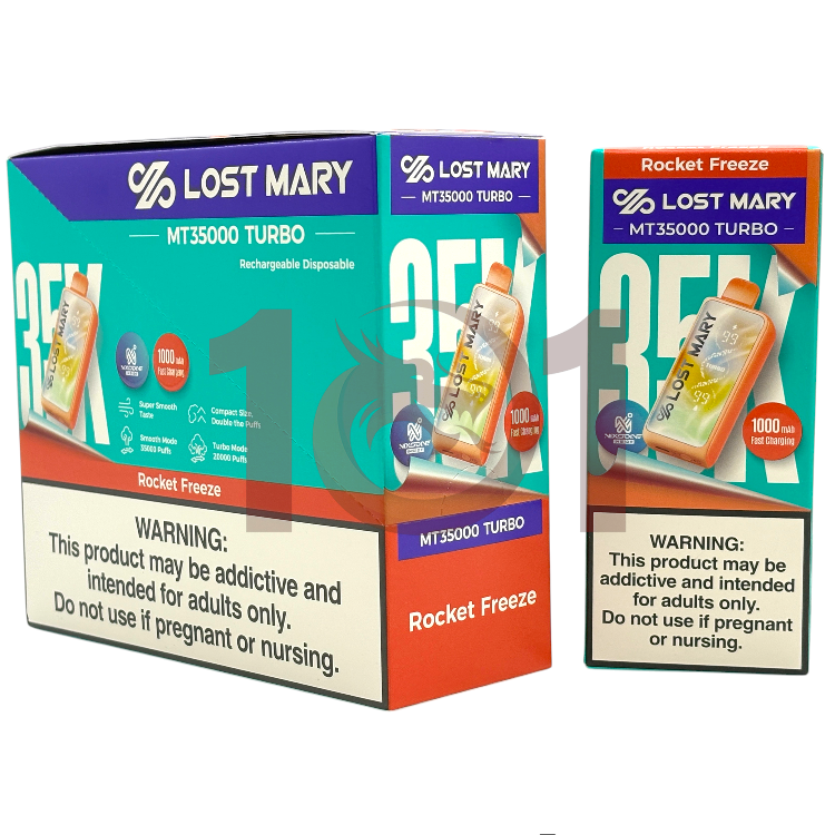 LOST MARY NIXODINE MT35000 TURBO 5% - ROCKET FREEZE