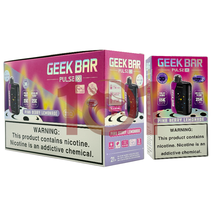 GEEK BAR PULSE X 25000 5% - THERMAL PINK BERRY LEMONADE