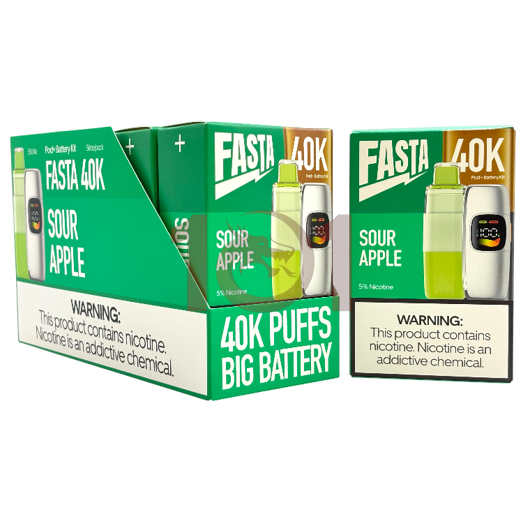 FASTA 40000 KIT 5% - SOUR APPLE