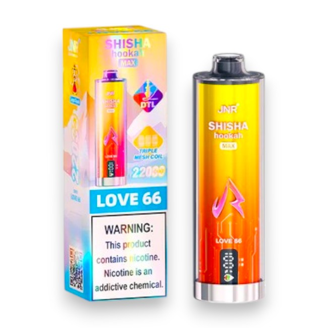 JNR SHISHA HOOKAH MAX 22000 5% - LOVE 66