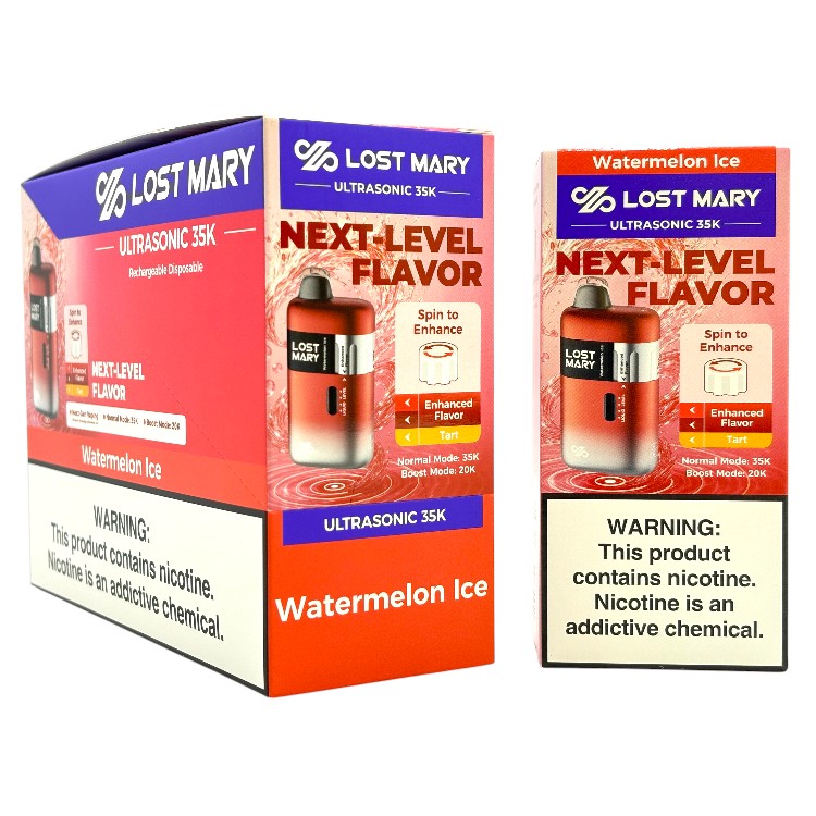 LOST MARY ULTRASONIC 35000 5% - WATERMELON ICE