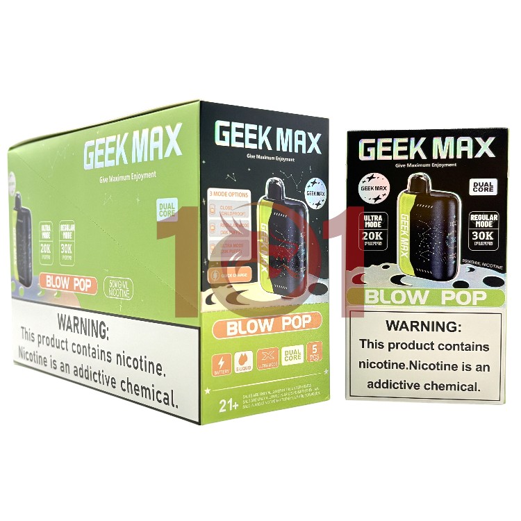 GEEK MAX ULTRA X 30000 5% - BLOW POP