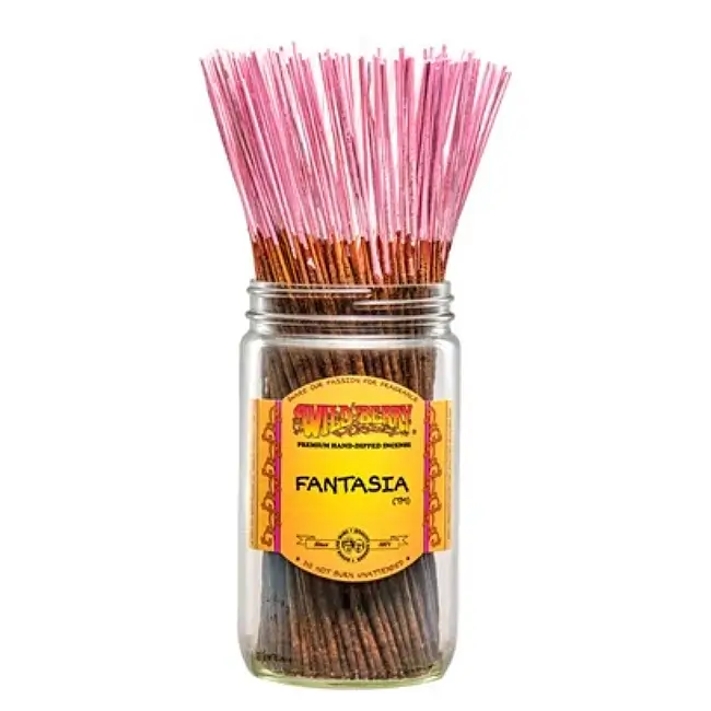 WILD BERRY - FRAGRANCE - INCENSE - 11"/CT - 100CT/PK -  FANTASIA